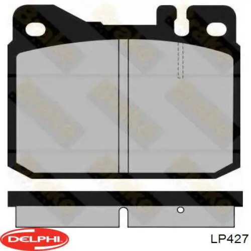 Гальмівні колодки Delphi LP427 ціна, від 16.69 USD
