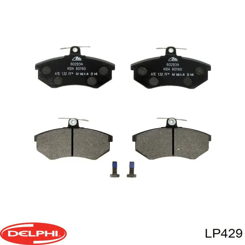 Купити LP429 Delphi Колодки гальмівні передні, дискові