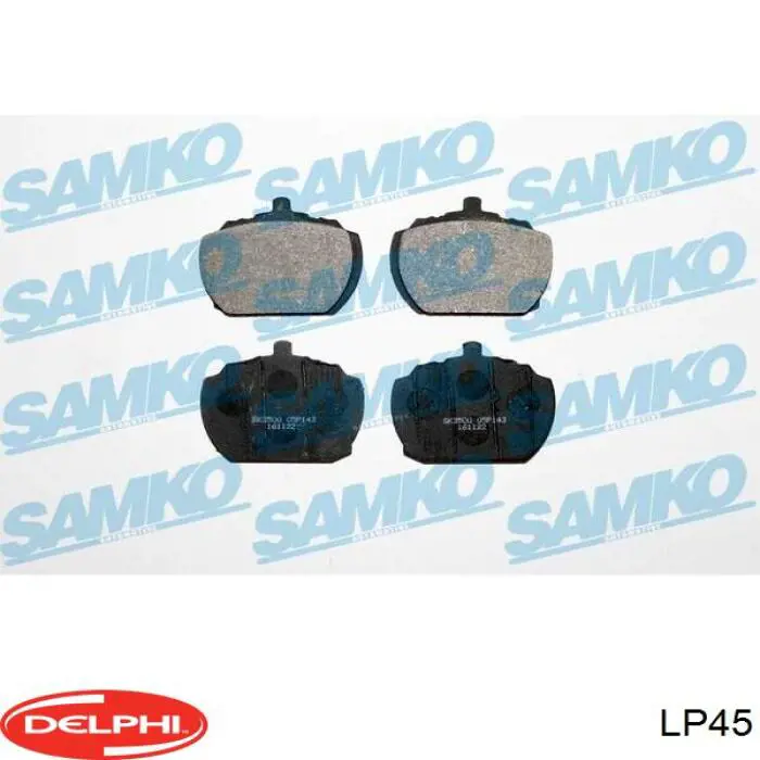Гальмівні колодки Delphi LP45 ціна, від 8.75 USD