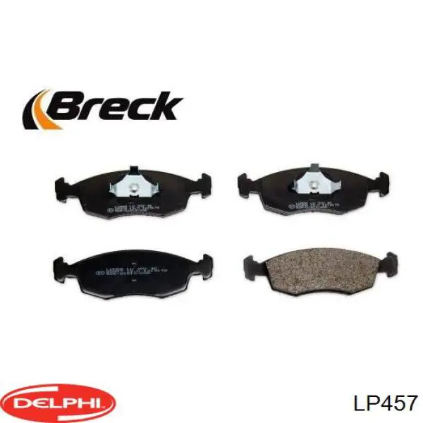 Купити LP457 Delphi Колодки гальмівні передні, дискові
