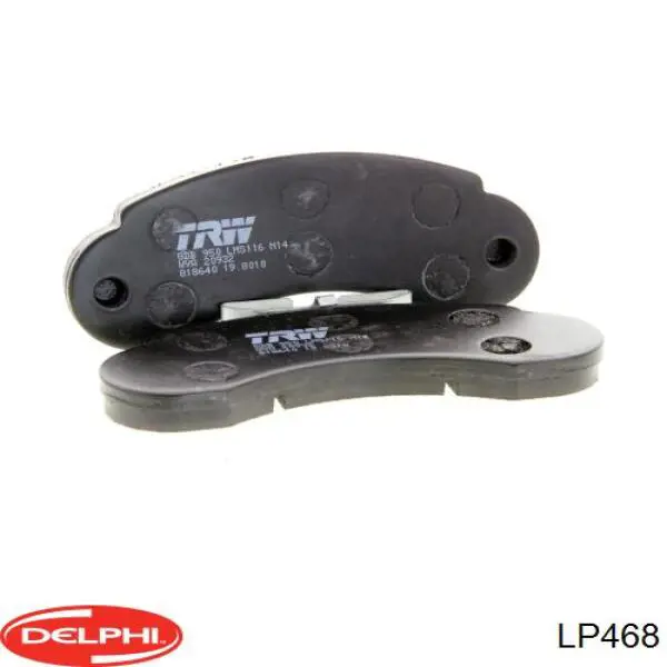 Передні тормозні колодки LP468 Delphi