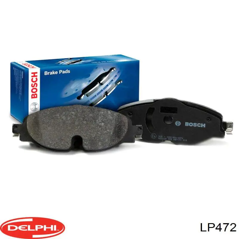 Передні тормозні колодки LP472 Delphi
