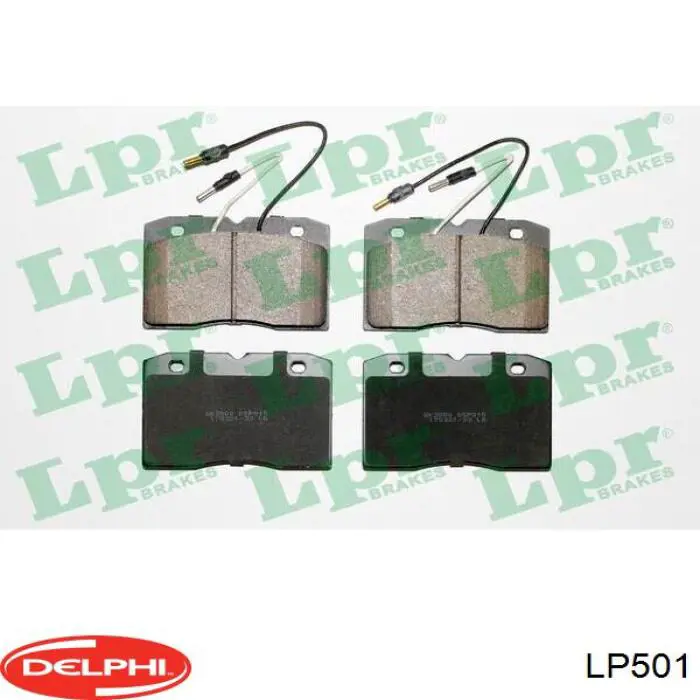 Гальмівні колодки Delphi LP501 ціна, від 15.35 USD