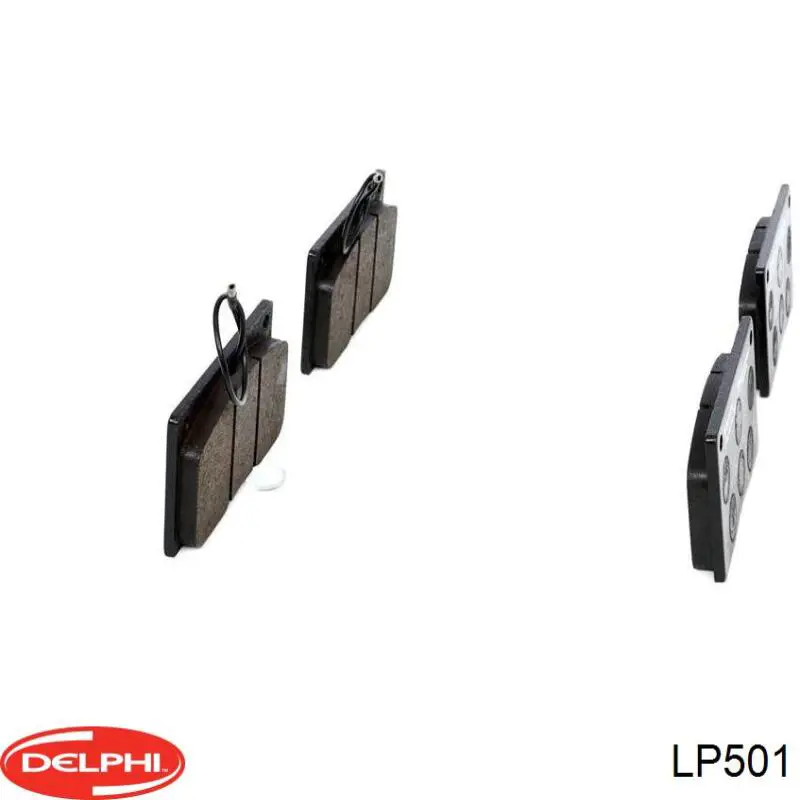 Купити LP501 Delphi Колодки гальмівні передні, дискові
