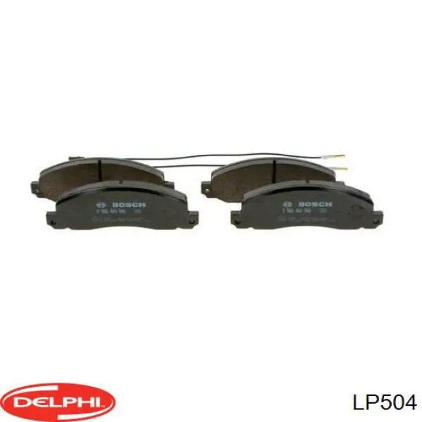 Гальмівні колодки Delphi LP504 ціна, від 23.28 USD