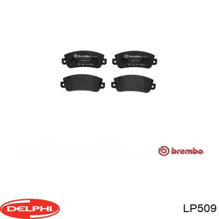 Гальмівні колодки Delphi LP509 ціна, від 13.10 USD