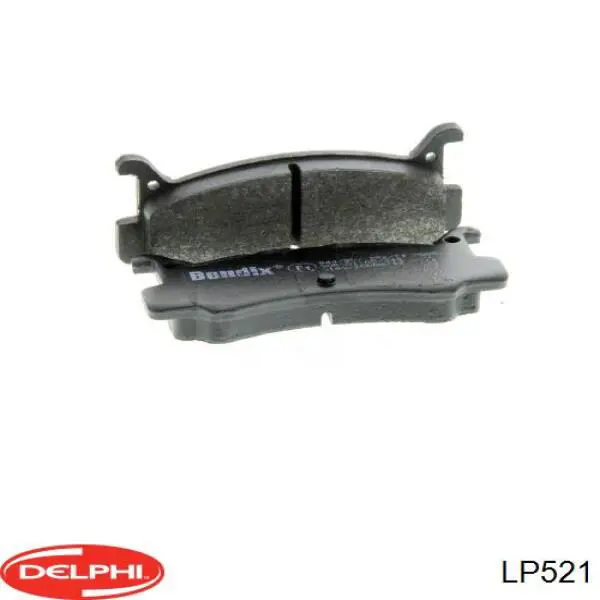 Задні гальмівні колодки Delphi LP521 ціна, від 20.15 USD