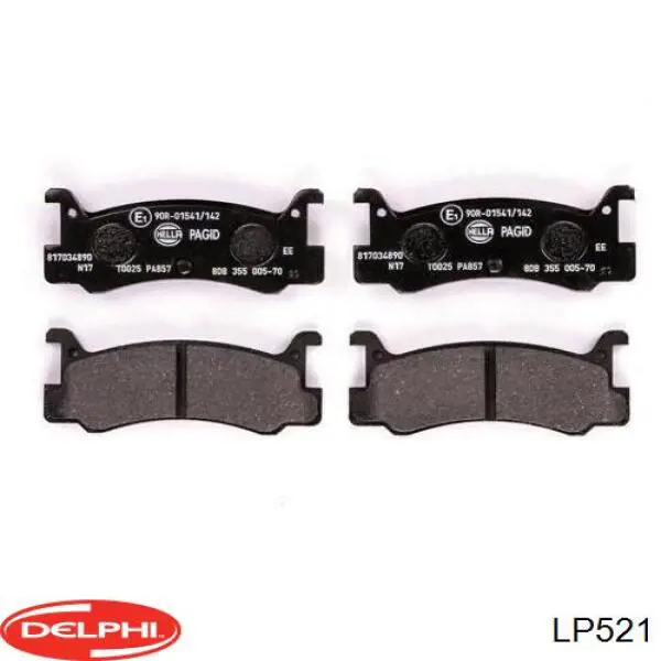 Купити LP521 Delphi Задні колодки
