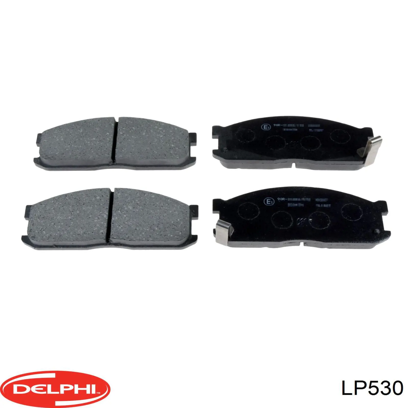 LP530 Delphi колодки гальмівні передні, дискові