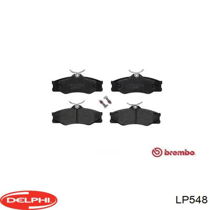 Купити LP548 Delphi Колодки гальмівні передні, дискові