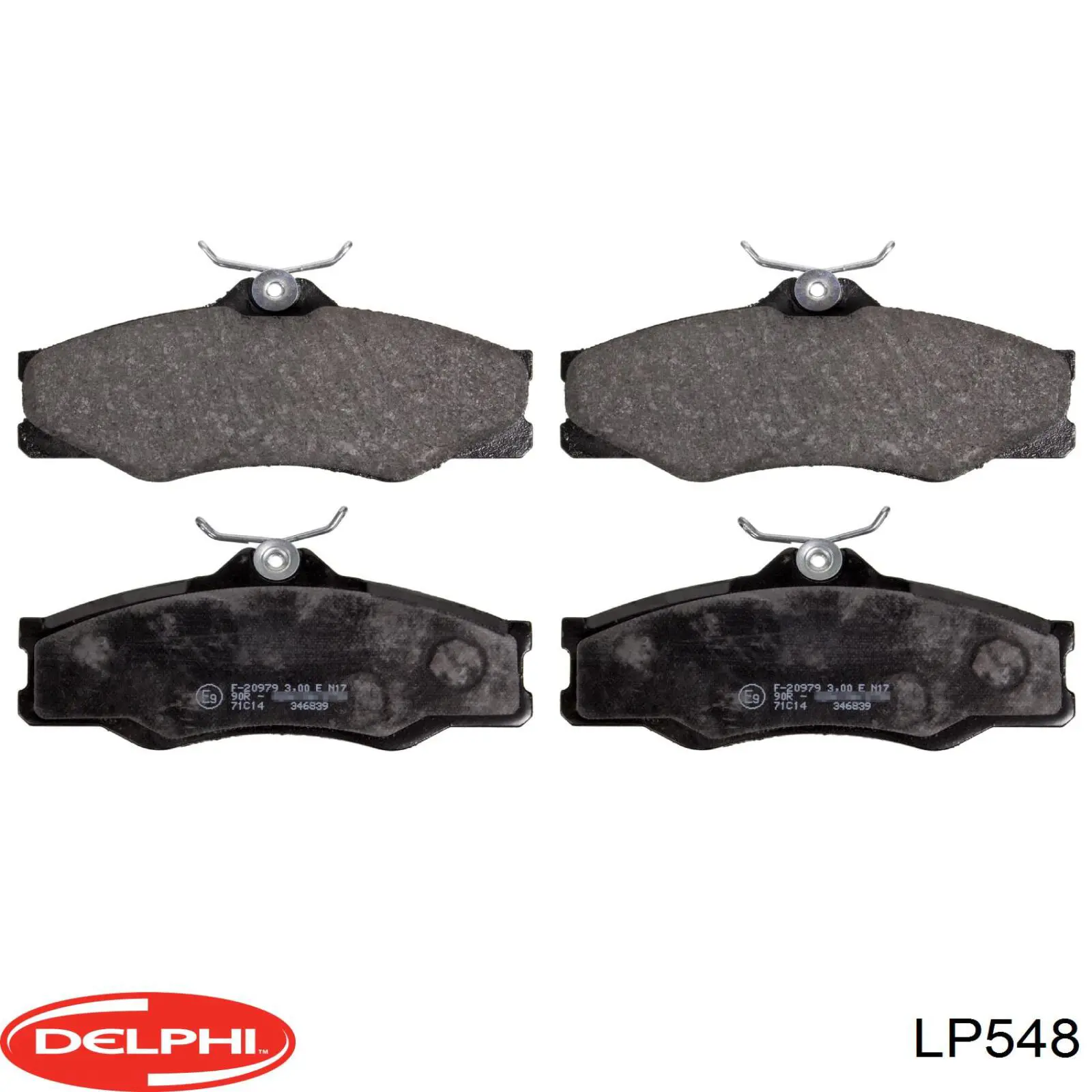 Гальмівні колодки Delphi LP548 ціна, від 20.26 USD