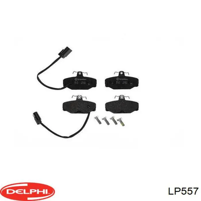 Купити LP557 Delphi Задні колодки