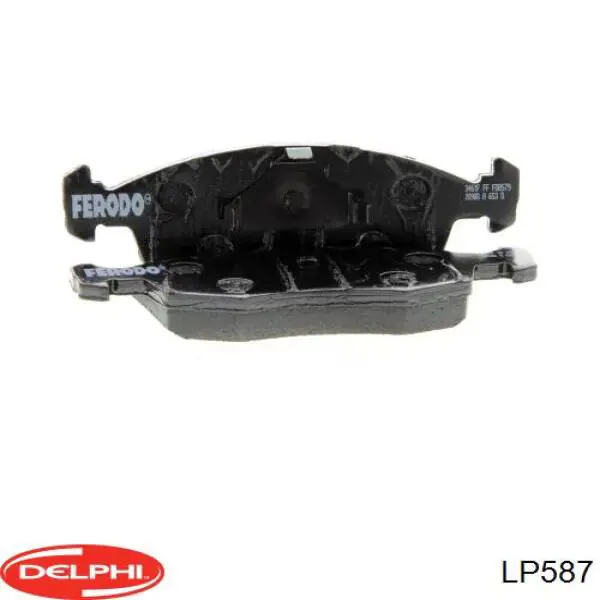 Передні тормозні колодки LP587 Delphi