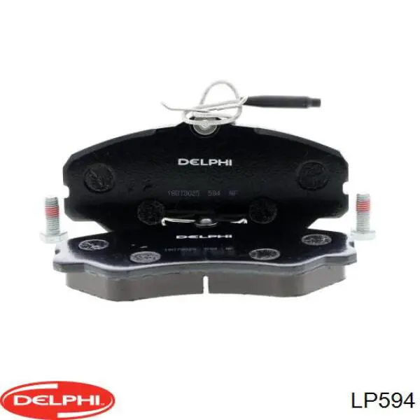 Гальмівні колодки Delphi LP594 ціна, від 17.69 USD