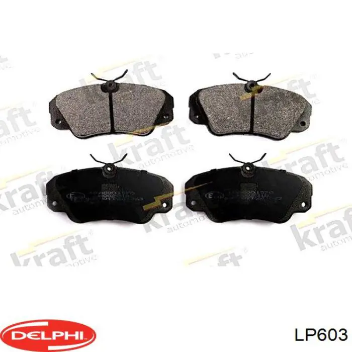 Купити LP603 Delphi Колодки гальмівні передні, дискові