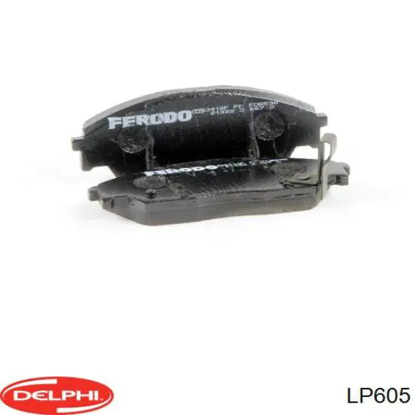 Купити LP605 Delphi Колодки гальмівні передні, дискові