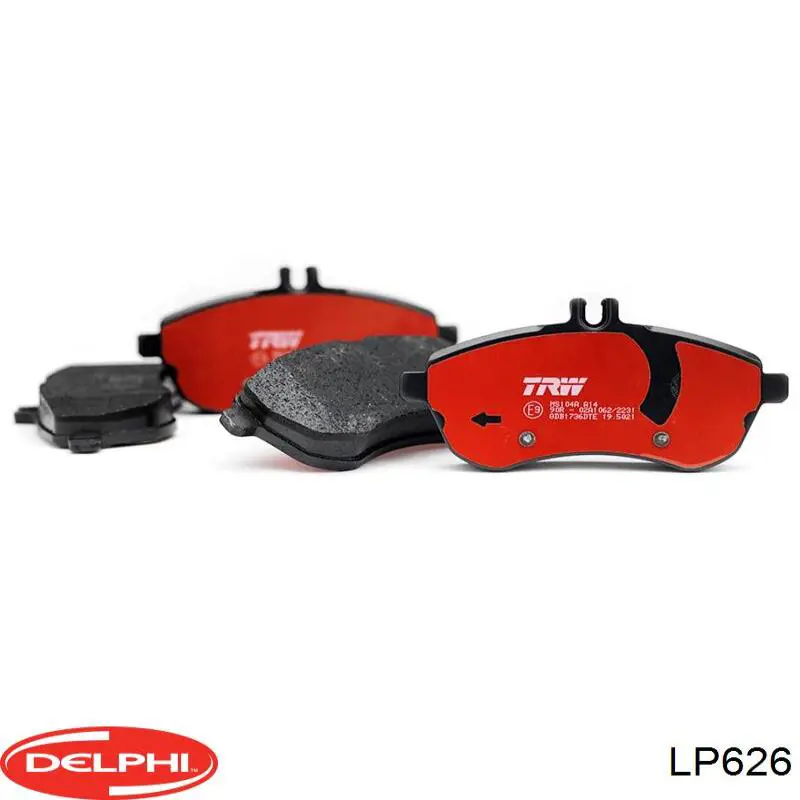Передні тормозні колодки LP626 Delphi