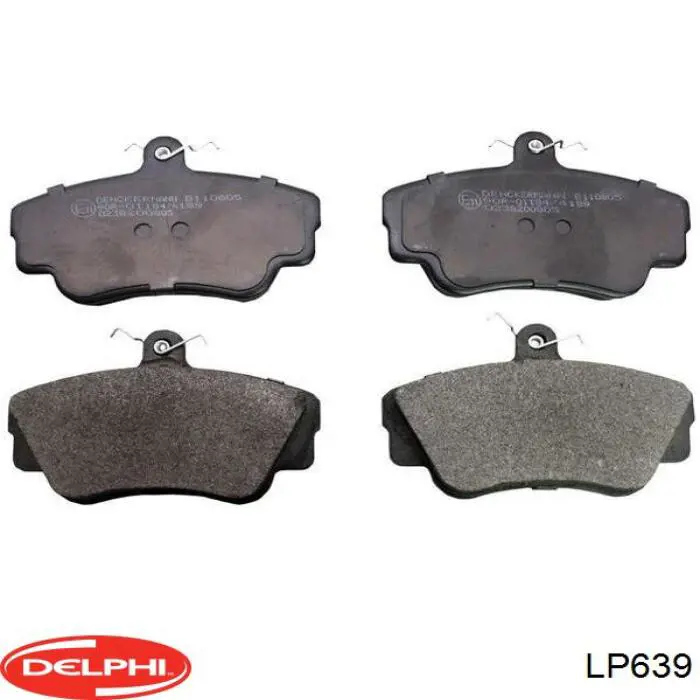 LP639 Delphi колодки гальмівні передні, дискові