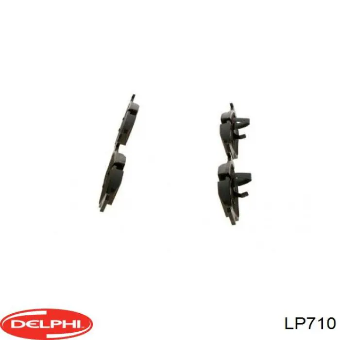 Купити LP710 Delphi Колодки гальмівні передні, дискові