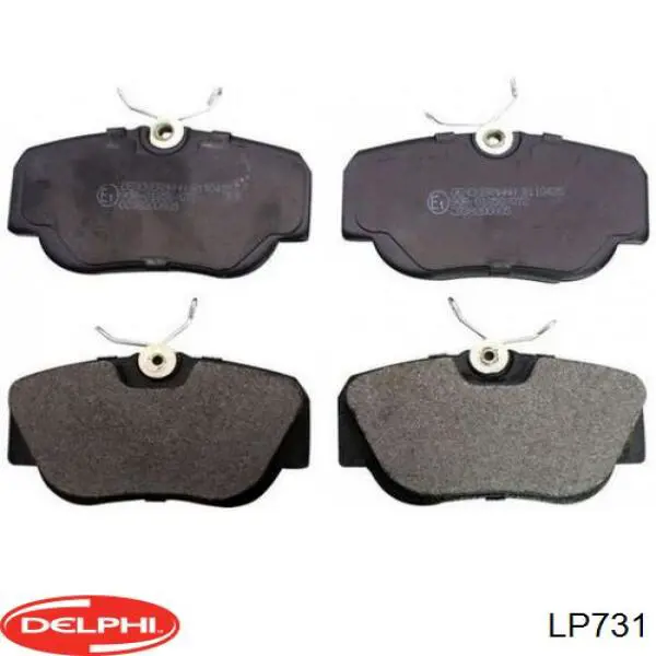 Купити LP731 Delphi Колодки гальмівні передні, дискові