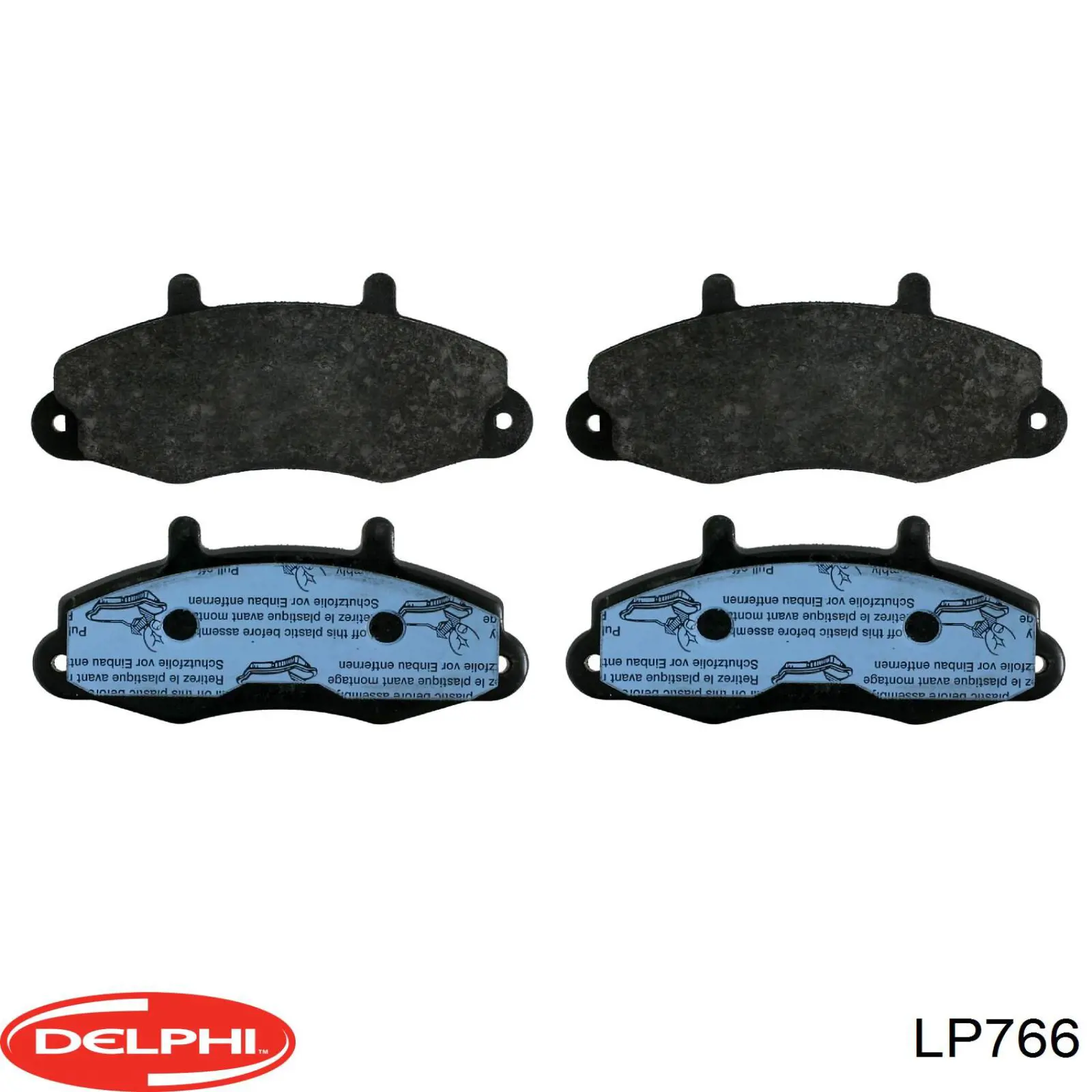 Гальмівні колодки Delphi LP766 ціна, від 20.25 USD