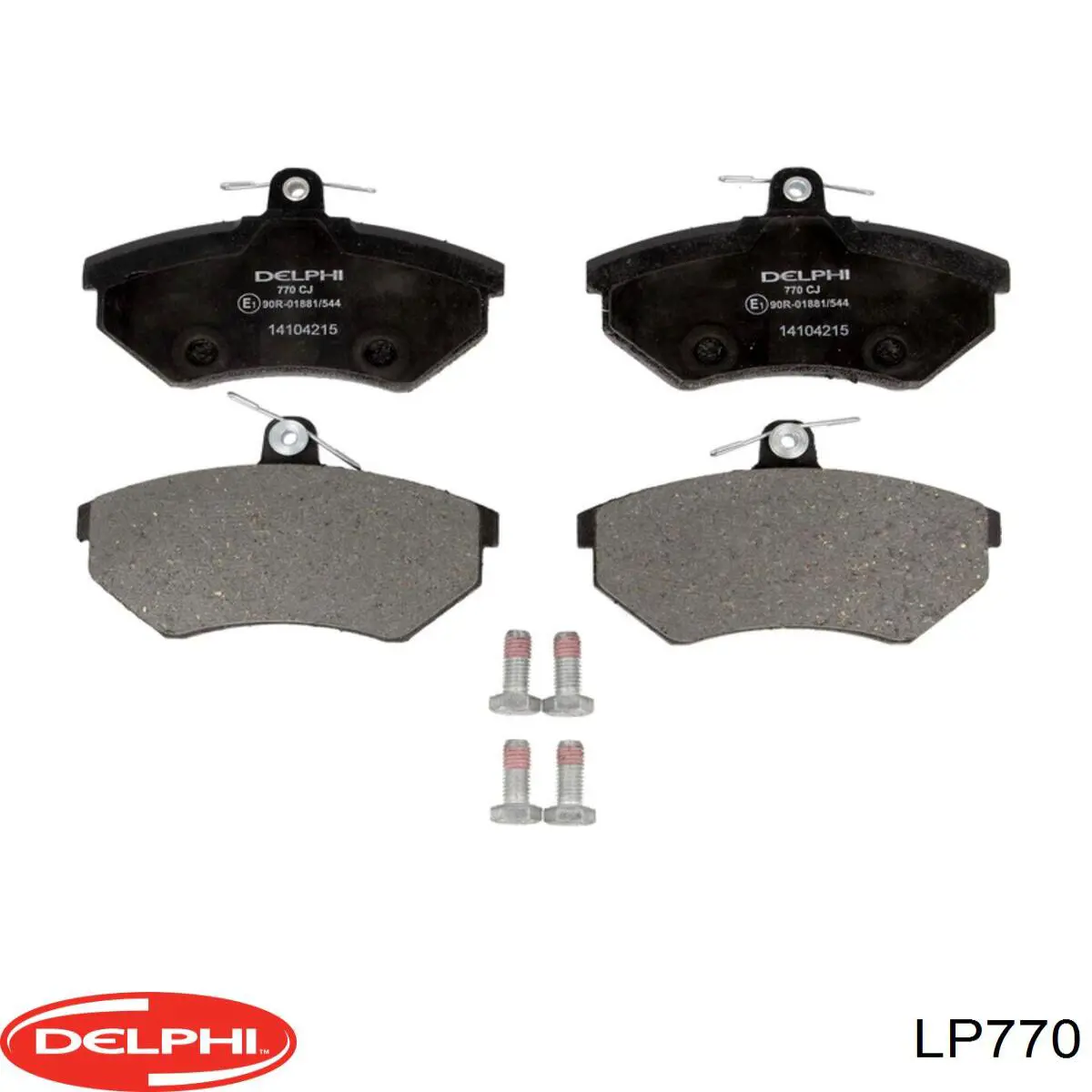 Купити LP770 Delphi Колодки гальмівні передні, дискові