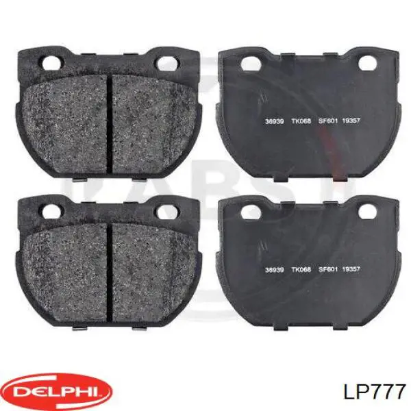 Купити LP777 Delphi Задні колодки