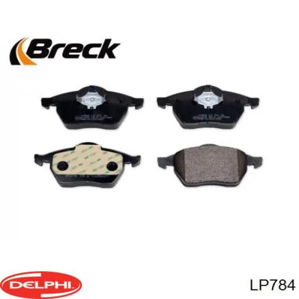 Гальмівні колодки Delphi LP784 ціна, від 26.87 USD