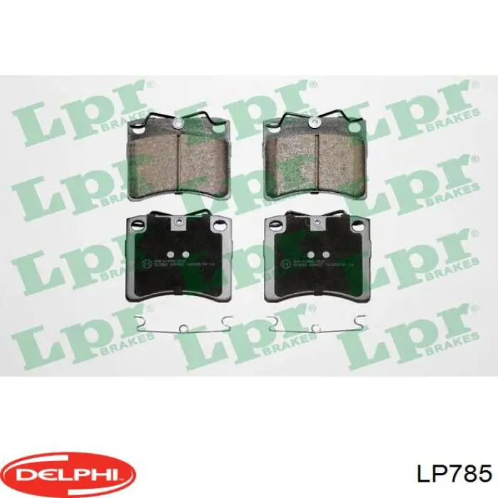 Гальмівні колодки Delphi LP785 ціна, від 19.26 USD