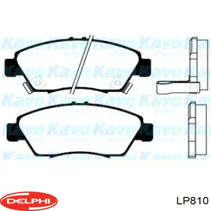 Гальмівні колодки Delphi LP810 ціна, від 16.43 USD