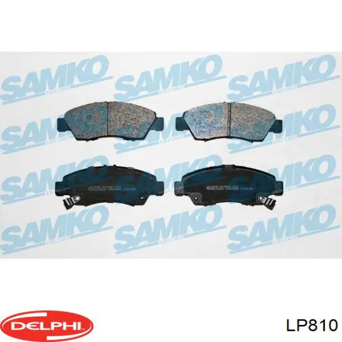 LP810 Delphi Передні гальмівні колодки