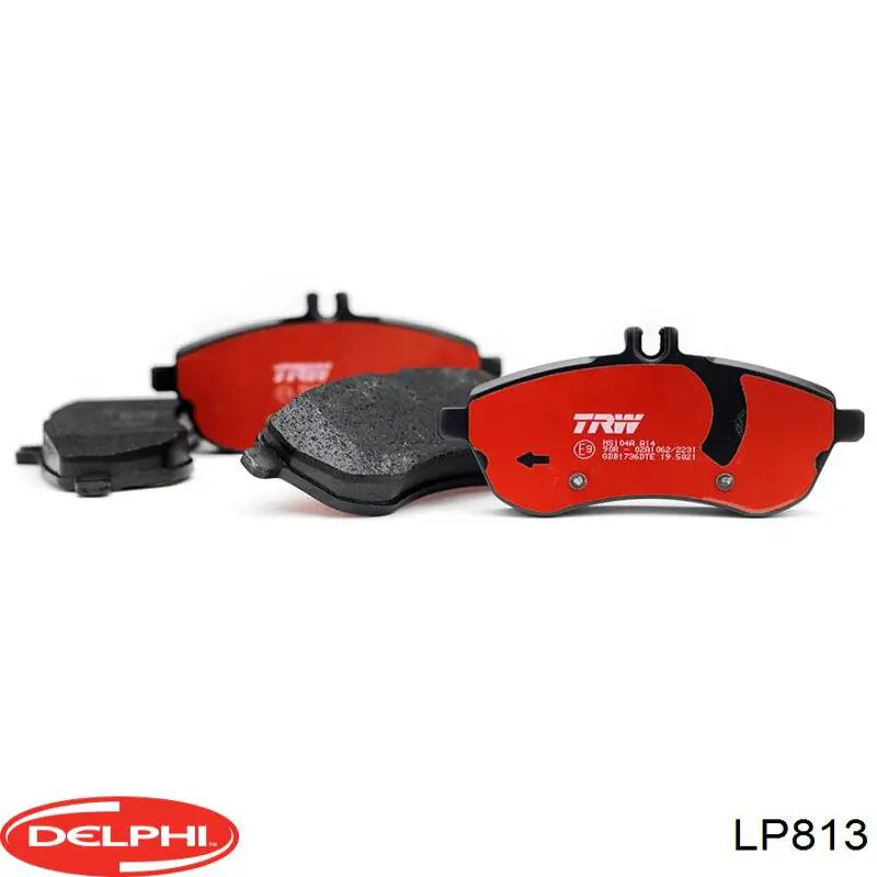 Передні тормозні колодки LP813 Delphi