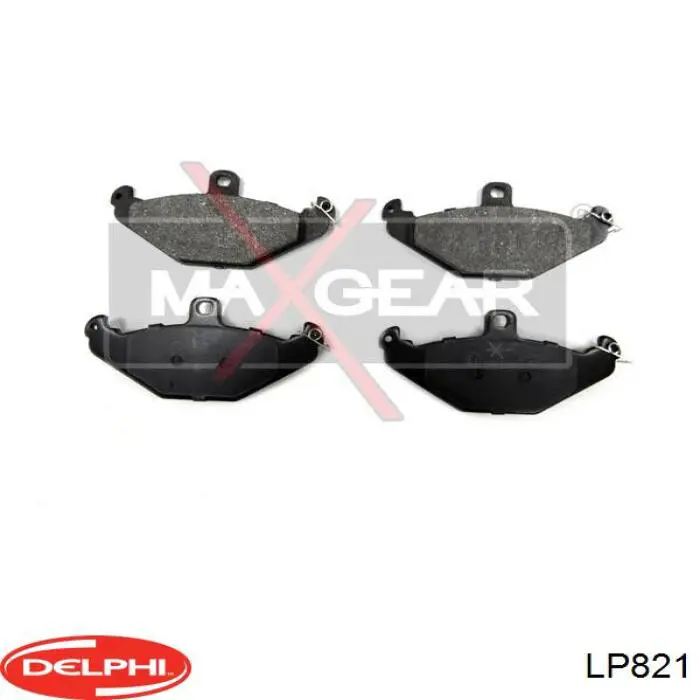 Задні гальмівні колодки Delphi LP821 ціна, від 15.39 USD