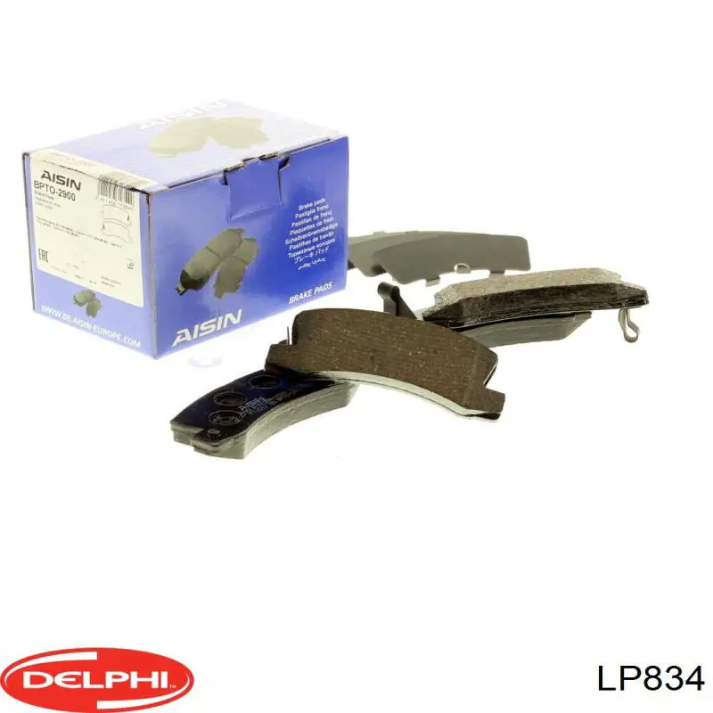 Купити LP834 Delphi Задні колодки