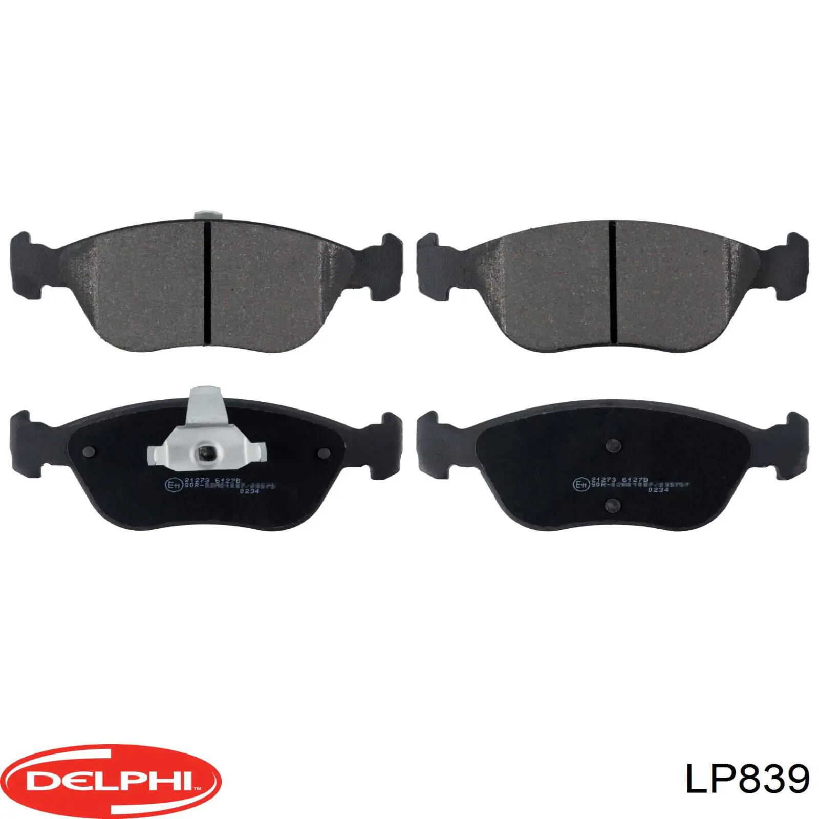 Гальмівні колодки Delphi LP839 ціна, від 21.48 USD