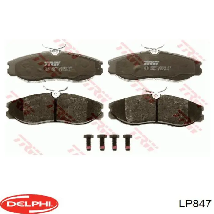 Гальмівні колодки Delphi LP847 ціна, від 20.97 USD