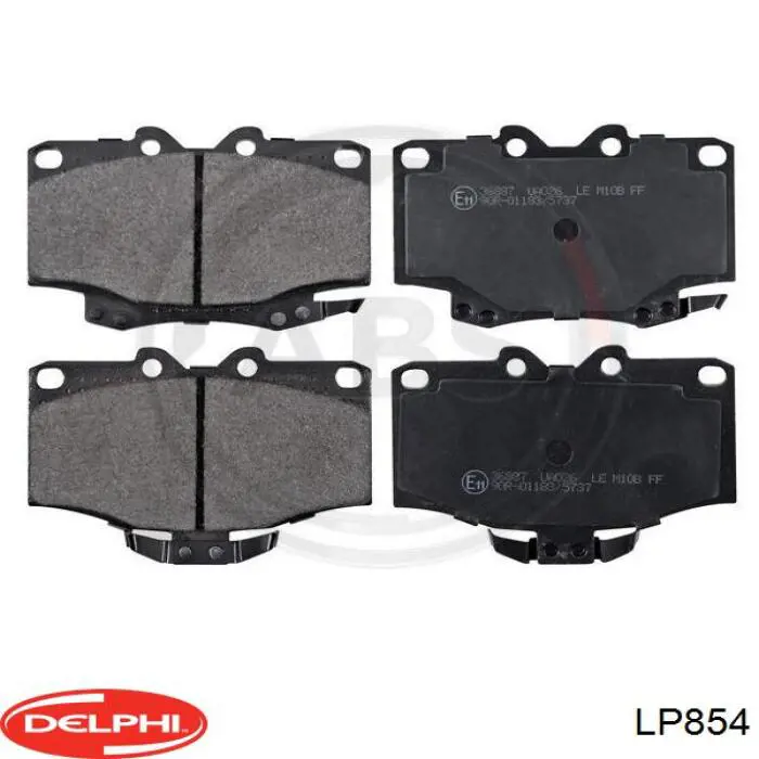 LP854 Delphi Передні гальмівні колодки