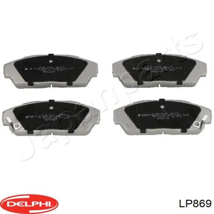 Гальмівні колодки Delphi LP869 ціна, від 19.61 USD