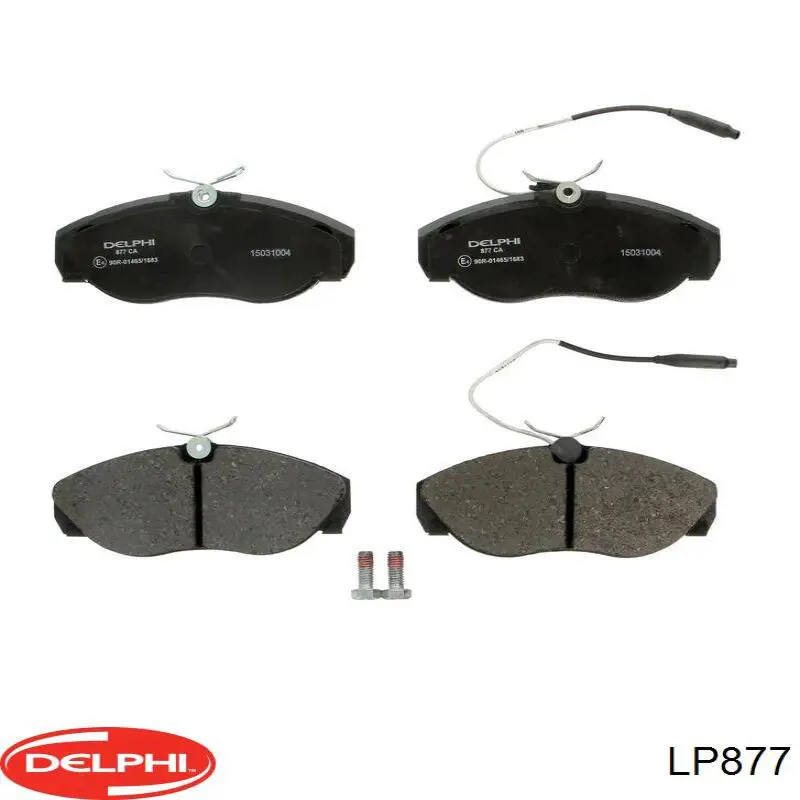 Гальмівні колодки Delphi LP877 ціна, від 20.99 USD