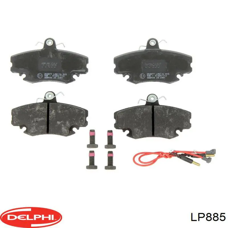 Тормозні колодки Delphi LP885