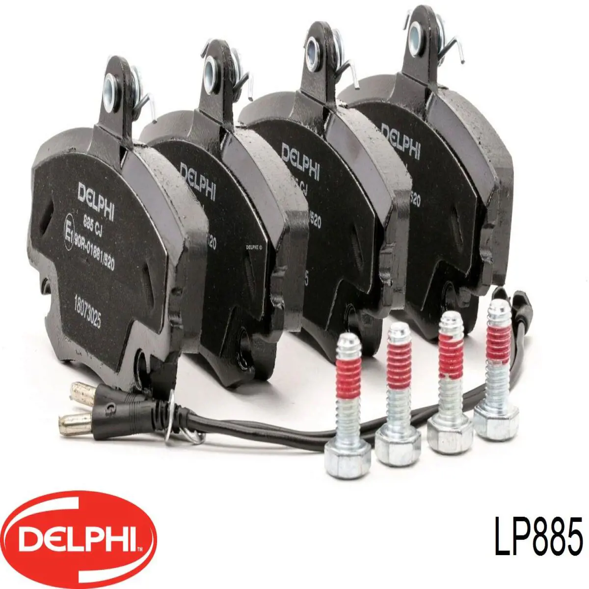 Передні тормозні колодки LP885 Delphi