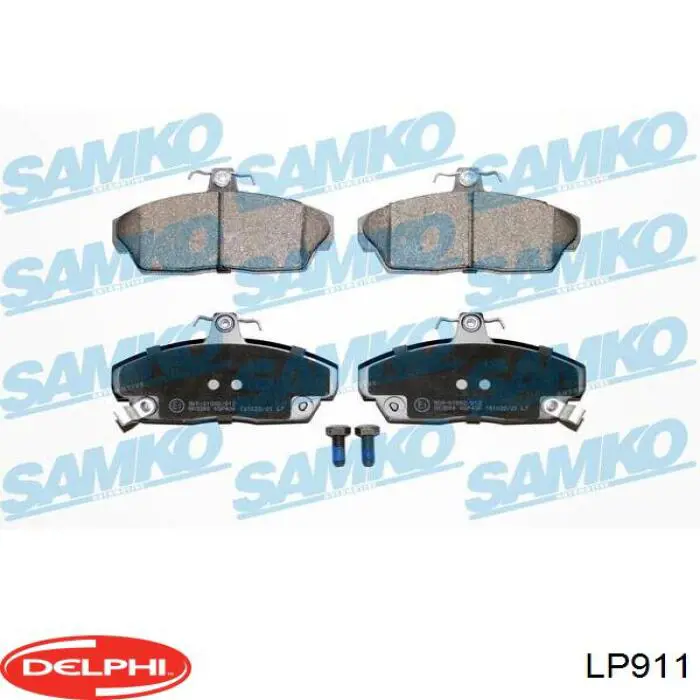 Гальмівні колодки Delphi LP911 ціна, від 19.73 USD
