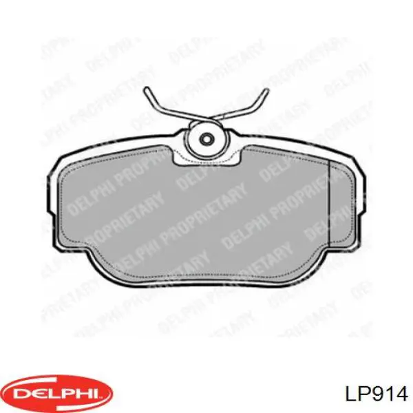 Купити LP914 Delphi Задні колодки