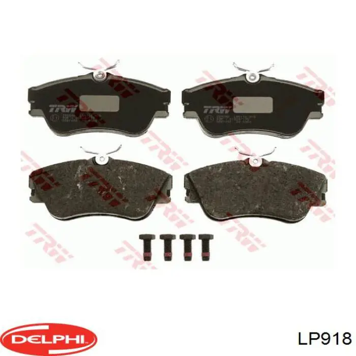 Гальмівні колодки Delphi LP918 ціна, від 21.28 USD
