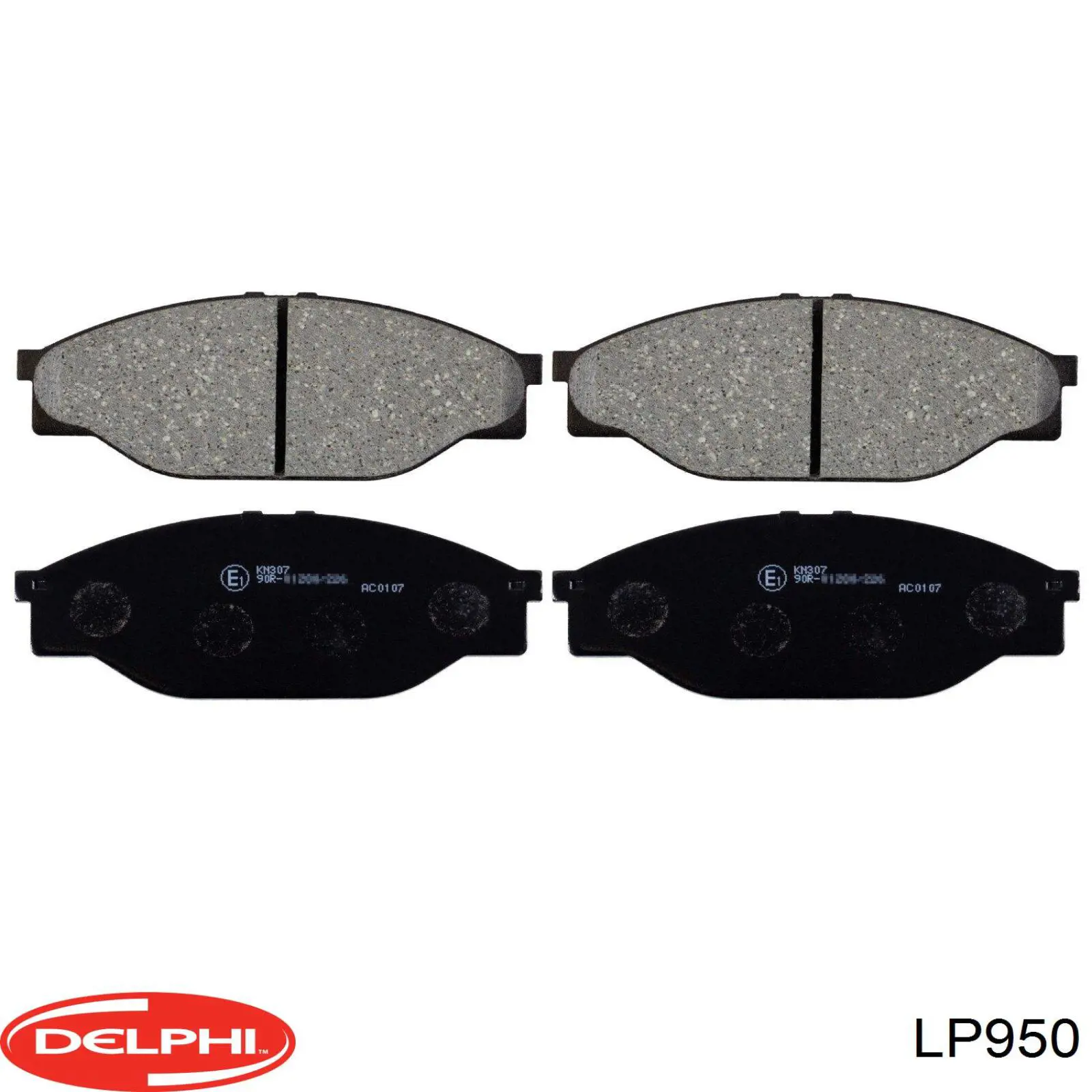 Купити LP950 Delphi Колодки гальмівні передні, дискові