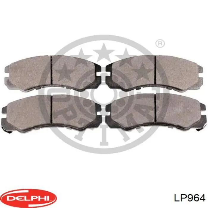 Гальмівні колодки Delphi LP964 ціна, від 20.93 USD