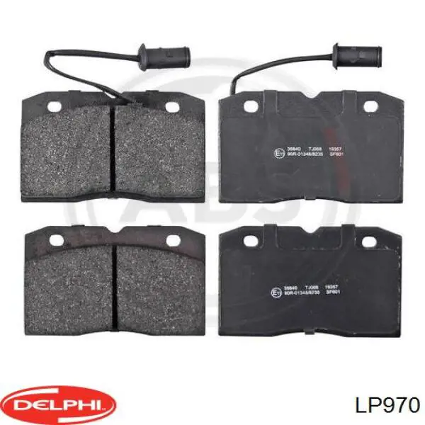 LP970 Delphi Передні гальмівні колодки