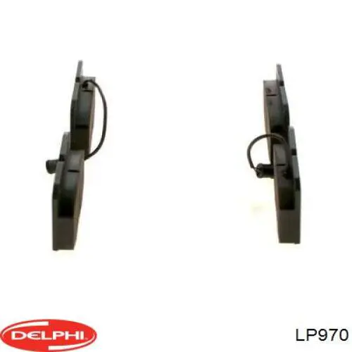 Гальмівні колодки Delphi LP970 ціна, від 16.92 USD