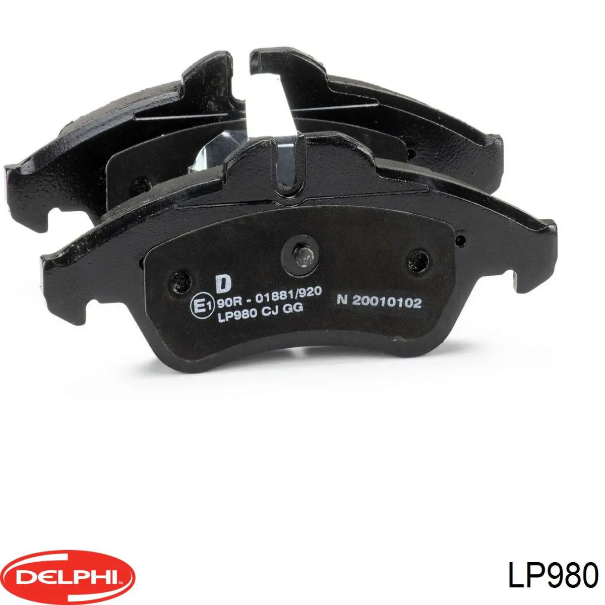 Гальмівні колодки Delphi LP980 ціна, від 21.70 USD