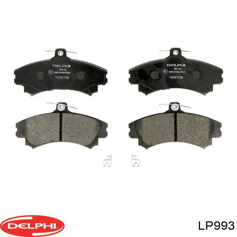 Гальмівні колодки Delphi LP993 ціна, від 18.94 USD